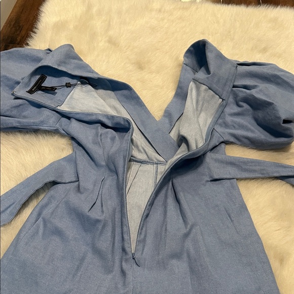 Elegant Blue V-Neck romper, NWOT - Picture 8 of 8